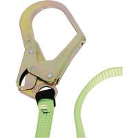 SA-54022-4 Shock Absorbing Lanyard, 4', Form Hook Center, Snap Hook Leg Ends, Polyester Equipment World