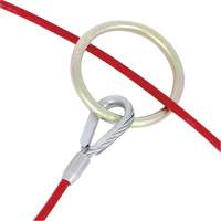AS-21110-4 4' Cable Anchor with O-Ring Ends, Sling, Permanent Use Equipment World