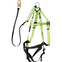 FBH-10000A5440-4 4' Class A Harness & Lanyard with 220 lbs. Capacity, Harness/Lanyard Combo Equipment World
