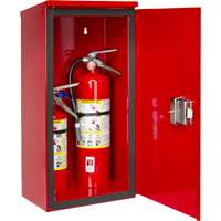 Heavy-Duty Outdoor Fire Extinguisher Cabinet, 14" W x 28" H x 10" D Equipment World