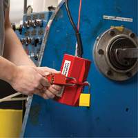 Velocity Plus Safety Lockout Padlock, Orange, Keyed Alike, Aluminum, 1-1/2" Width Equipment World