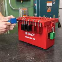 Velocity Plus Safety Lockout Padlock, Orange, Keyed Alike, Aluminum, 1-1/2" Width Equipment World