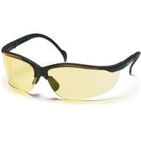Venture II&reg; Half-Frame Safety Glasses, Amber Lens, ANSI Z87+/MCEPS GL-PD 10-12/Meets/Exceeds CSA Z94.3 Equipment World