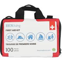 100-Piece Home & Travel First Aid Kit, Nylon Bag Equipment World