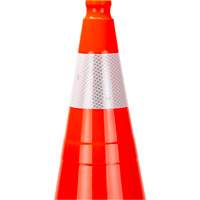 Premium Traffic Cone, 28", Orange, 4" Reflective Collar(s) Equipment World