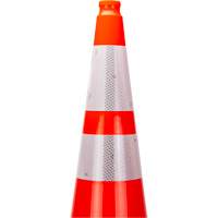 Premium Traffic Cone, 36", Orange, 4" & 6" Reflective Collar(s) Equipment World