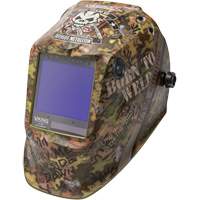VIKING 3350 Born To Weld Welding Helmet, 3.74" L x 3.34" W View Area, 5 - 13 Shade Range Equipment World