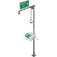 Combination Shower with Closed ABS Bowl & Botton Inlet, Pedestal Equipment World