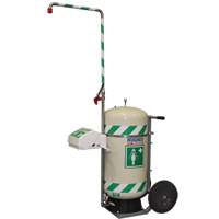 Mobile Self-Contained Emergency Safety Shower with Eye & Face Wash, 30 gal. Capacity, Meets None Equipment World