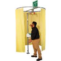 Pipe Mounted Safety Shower Modesty Curtain Equipment World