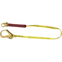 External Energy Absorber Lanyard with 2-1/4" Hook, 6', Snap Hook Center, Snap Hook Leg Ends, Polyester Equipment World
