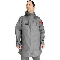 CoreMAX FR 35" Jacket with Attached Hood, Small, Grey Equipment World