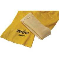 Rough-Finish Chemical-Resistant Gloves, Size 9, 12" L, PVC, Interlock Inner Lining, 47-mil Equipment World
