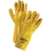 Rough-Finish Chemical-Resistant Gloves, Size 9, 14" L, PVC, Interlock Inner Lining, 47-mil Equipment World