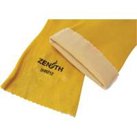 Rough-Finish Chemical-Resistant Gloves, Size 9, 14" L, PVC, Interlock Inner Lining, 47-mil Equipment World