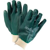 Gants verts &agrave; double enduit, 10" lo, PVC, Doublure en Jersey de coton, 70 mils Equipment World