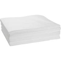 Feuilles absorbantes li&eacute;es, Huile seulement, 15" x 19", 10 gal. d'absorption Equipment World