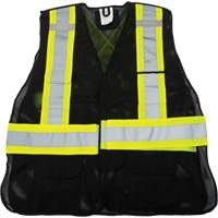 Veste d'arpenteur conforme aux normes de la CSA, Noir, Moyen, Polyester Equipment World