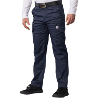 Big Flex Cargo Pants, Poly-Cotton/Spandex, Navy Blue, Size 46, 30 Inseam Equipment World