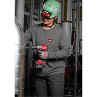 GRIDIRON Long Sleeve Pocket T-Shirt, Women's, X-Small, Blue Equipment World