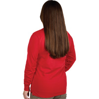 GRIDIRON Long Sleeve Logo T-Shirt, Women's, X-Small, Red Equipment World