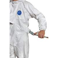Harness-Compatible Disposable Coverall, Small, White, Tyvek&reg; 500 Equipment World
