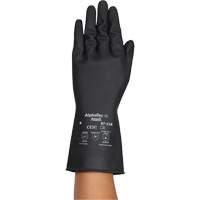 AlphaTec&reg; 87-118 Chemical-Resistance Gloves, Size Small/7, 12.6" L, Rubber Latex, Cotton Inner Lining, 31-mil Equipment World