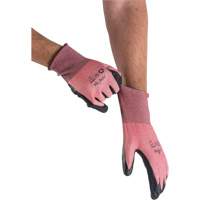 Eco-Friendly Lightweight High-Dexterity Cut-Resistant Gloves, Size 7, 18 Gauge, Foam Nitrile Coated, Stainless Steel/HPPE/RPET Shell, ASTM ANSI Level A4 Equipment World