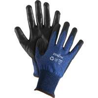 Eco-Friendly Stretch Cut-Resistant Gloves, Size 7, 18 Gauge, Polyurethane Coated, Stainless Steel/HPPE/RPET Shell, ASTM ANSI Level A5 Equipment World