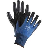 Lightweight High-Dexterity Cut-Resistant Gloves, Size 7, 18 Gauge, Foam Nitrile Coated, Stainless Steel/HPPE/Tungsten Shell, ASTM ANSI Level A9 Equipment World