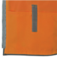 Pioneer Mesh Back Zip Front Surveyor Safety Vest, High Visibility Orange, Small, Polyester Equipment World