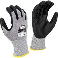 RWG566 AXIS Cut Protection Touchscreen Work Glove, Size X-Small, 18 Gauge, Polyurethane Coated, Stainless Steel/HPPE Shell, ASTM ANSI Level A5/EN 388 Level E Equipment World