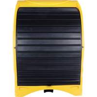 4-Drum Hard Cover Spill Pallet, 68.11" L x 61.61" W x 83.07" H, 1433 lbs. Load Capacity Equipment World