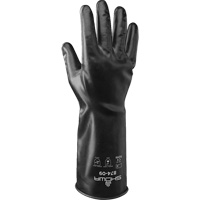 874 Chemical-Resistant Gloves, Size Small/7, 14" L, Butyl Rubber, 13.78-mil Equipment World