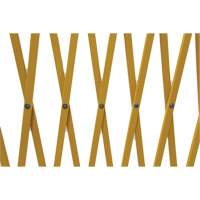 Barri&egrave;re extensible, 84" h x 20' lo, Jaune Equipment World