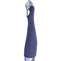 Kut Gard&reg; ECO Series 2-Ply ASP Sleeve with Thumb Hole, Aramid, 14", ASTM ANSI Level A3, Purple Equipment World