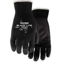 391 Stealth Black Lite Gloves, X-Small, Polyurethane Coating, Polyester Shell Equipment World