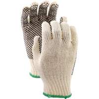 417 PVC Dotted String Knit Gloves, Poly/Cotton, Single Sided, Small Equipment World