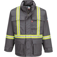 Bizflame&reg; 88/12 Insulated Winter Parka, Grey, Small Equipment World