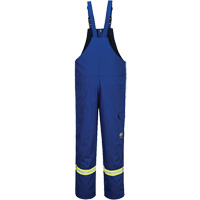Bizflame&reg; 88/12 Insulated Bib Pants, Cotton/Nylon, Small, Blue Equipment World