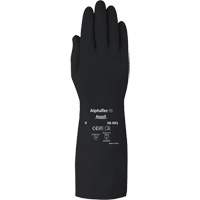 AlphaTec 38001PP Medium Duty Chemical-Resistant Gloves, Size 7, 14" L, Butyl Rubber, 14-mil Equipment World