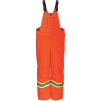 Heavy-Duty FR-Treated Journeyman 300D Trilobal Rip-Stop Coveralls, Polyester, Small, High Visibility Orange Equipment World