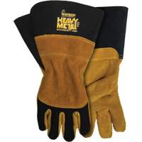Black Velvet Mig/Stick Welding Gloves, Grain Elkhide, Size Small Equipment World