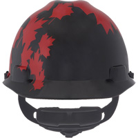 Specialty V-Gard&reg; Hard Hat, Ratchet Suspension, Black/Red Equipment World