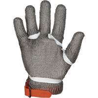 MMG Food Safe Metal Chainmail Gloves, Size 2X-Small, Stainless Steel Shell, ASTM ANSI Level A9 Equipment World