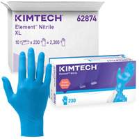 Kimtech Element Exam Gloves, X-Small, Nitrile, 3.2-mil, Powder-Free, Blue, Class 2 Equipment World