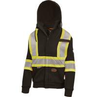 Heavyweight Safety Hoodie, Women's, X-Small, Black Equipment World