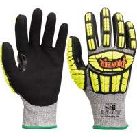 Cut and Impact-Resistant Gloves, Small, Synthetic Palm, Knit Wrist Cuff Equipment World