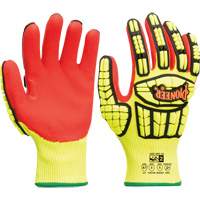 Cut and Impact-Resistant Gloves, Small, Synthetic Palm, Knit Wrist Cuff Equipment World