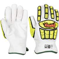 Cut and Impact-Resistant Gloves, Small, Goatskin Palm, Gauntlet Cuff Equipment World